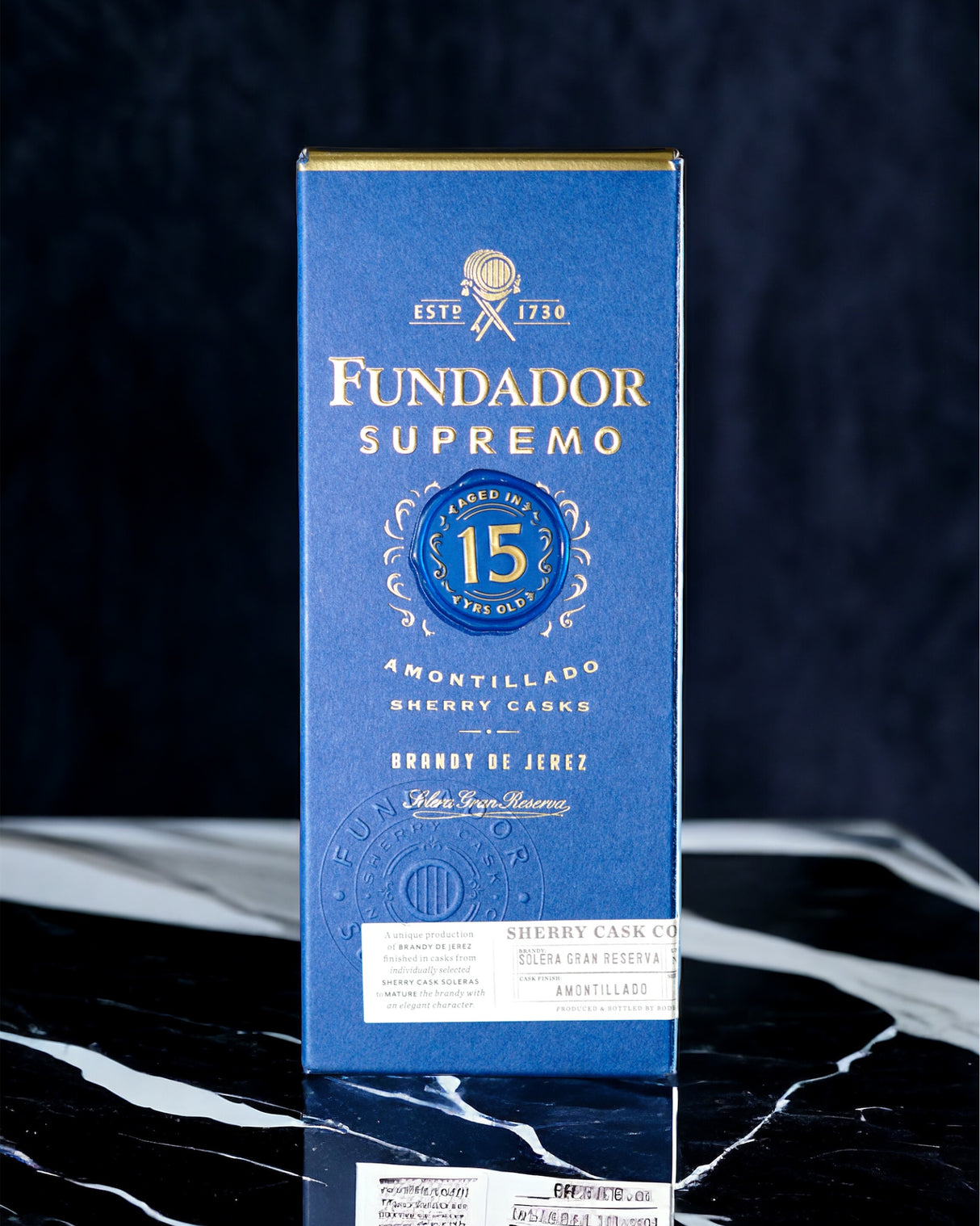 Brandy Fundador Supremo 15 años