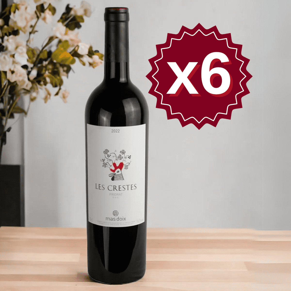 Les Crestes 2022 | Caja de 6 Botellas | Priorat – Barcelona