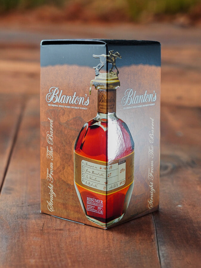 Blanton's Straight From The Barrel Bourbon with Bourbon Case