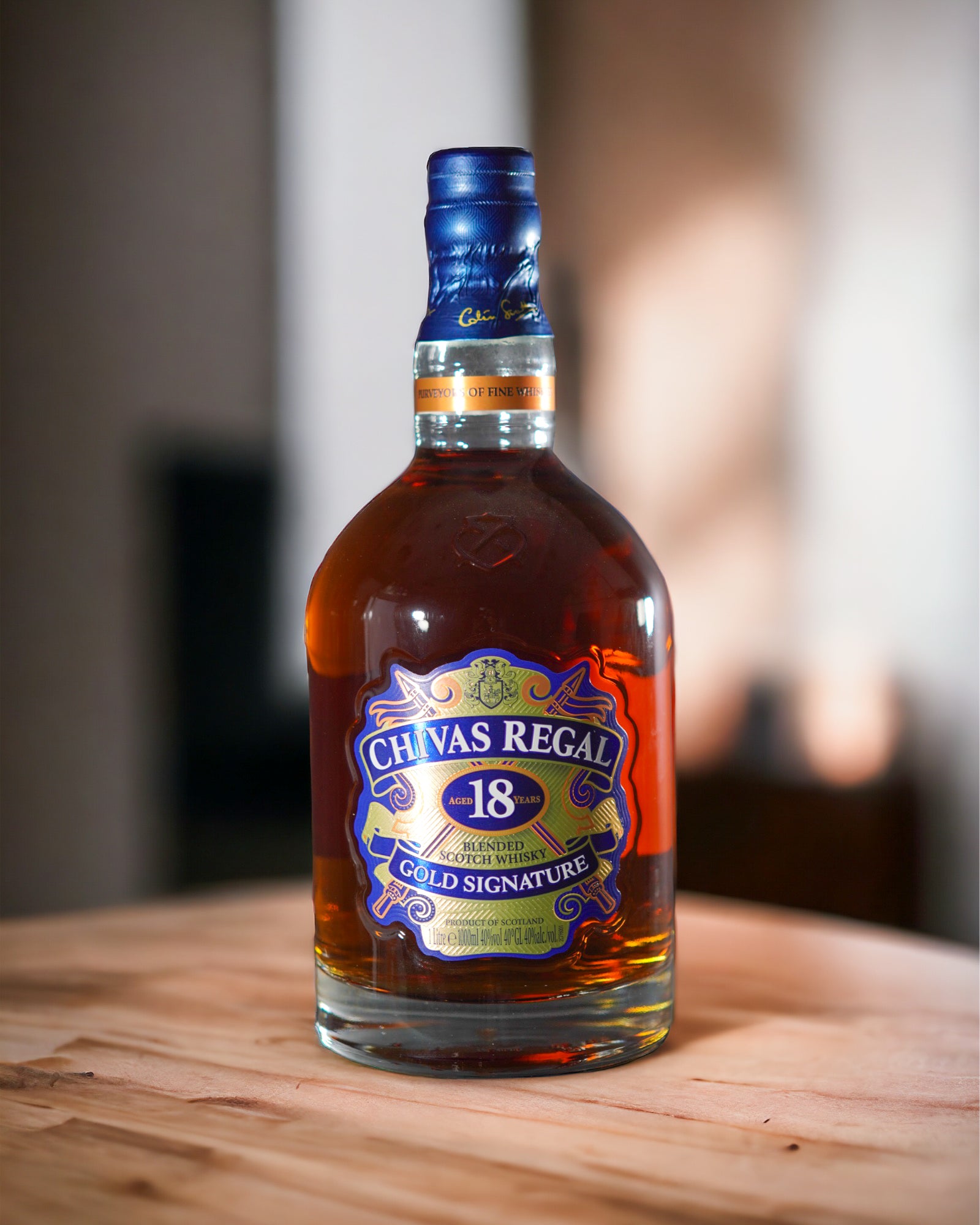 Chivas Regal 18 Year Old 1L with Gift Box | Premium Whisky in