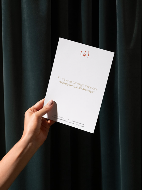 Carta personalizada – El detalle que transforma un regalo