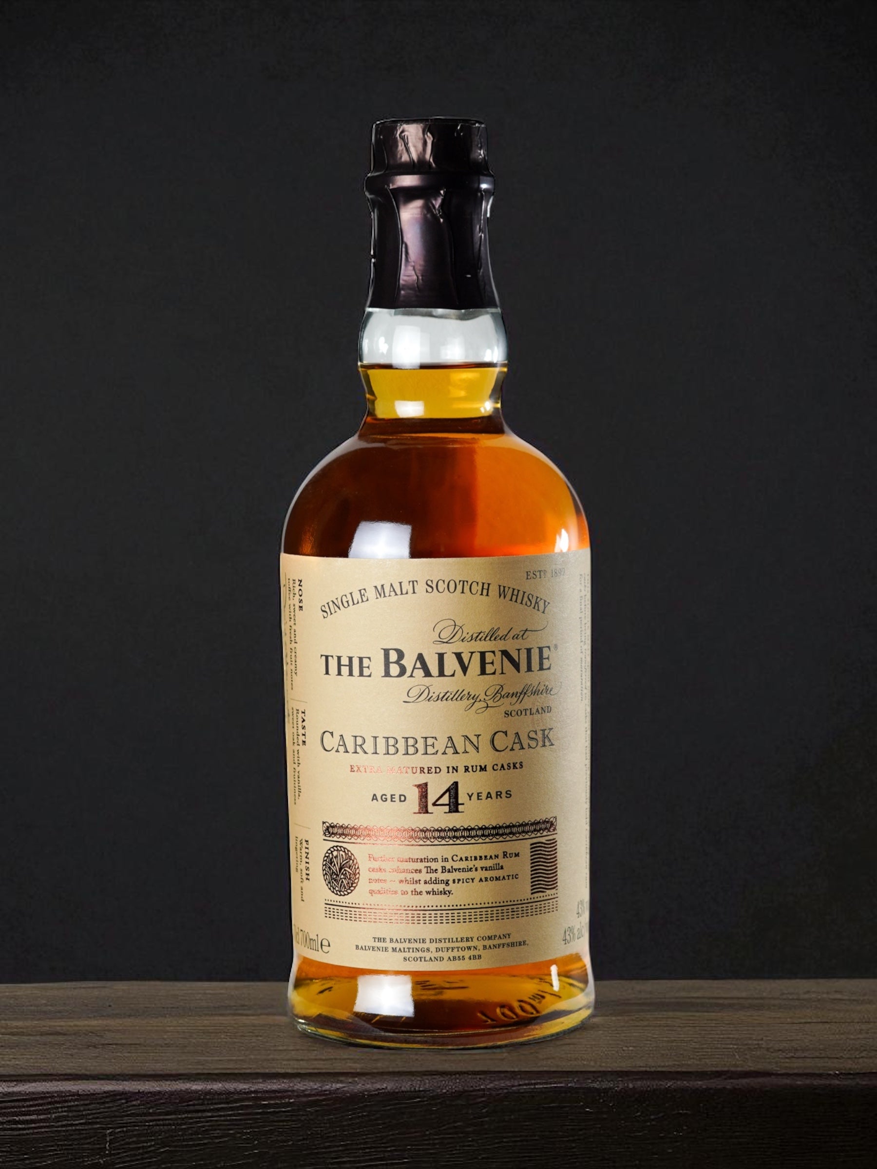 Balvenie Caribbean Cask 14 Years | Single malt available in